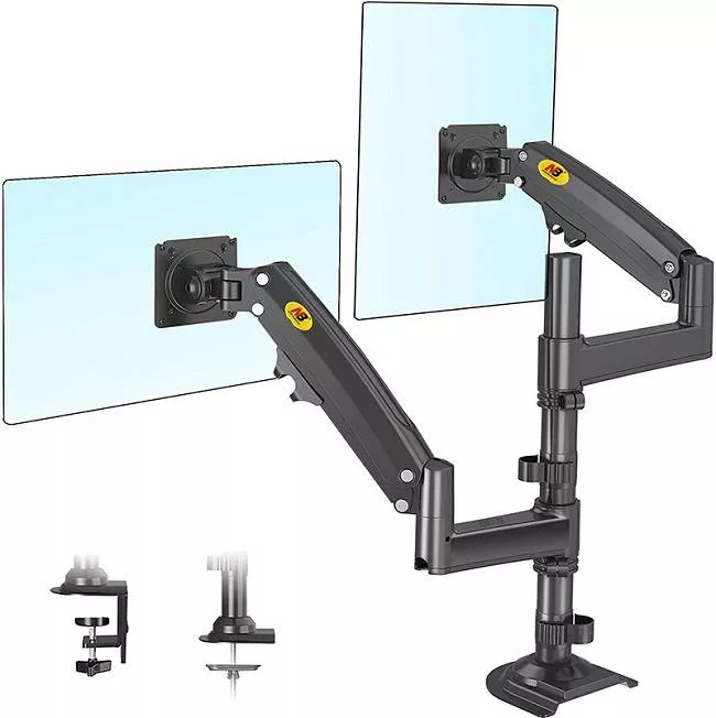Giá Treo 2 Màn Hình Máy Tính NB H180 22-32 inch