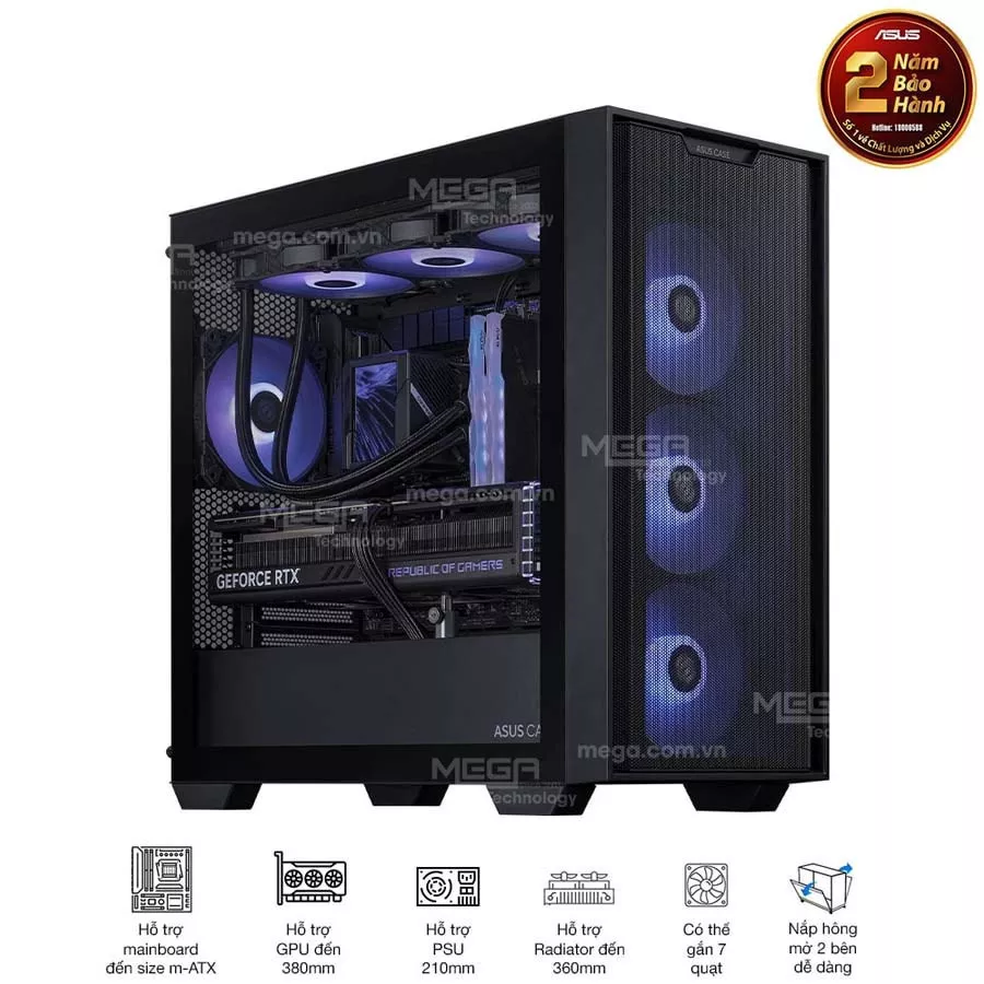 Case ASUS A21 Black