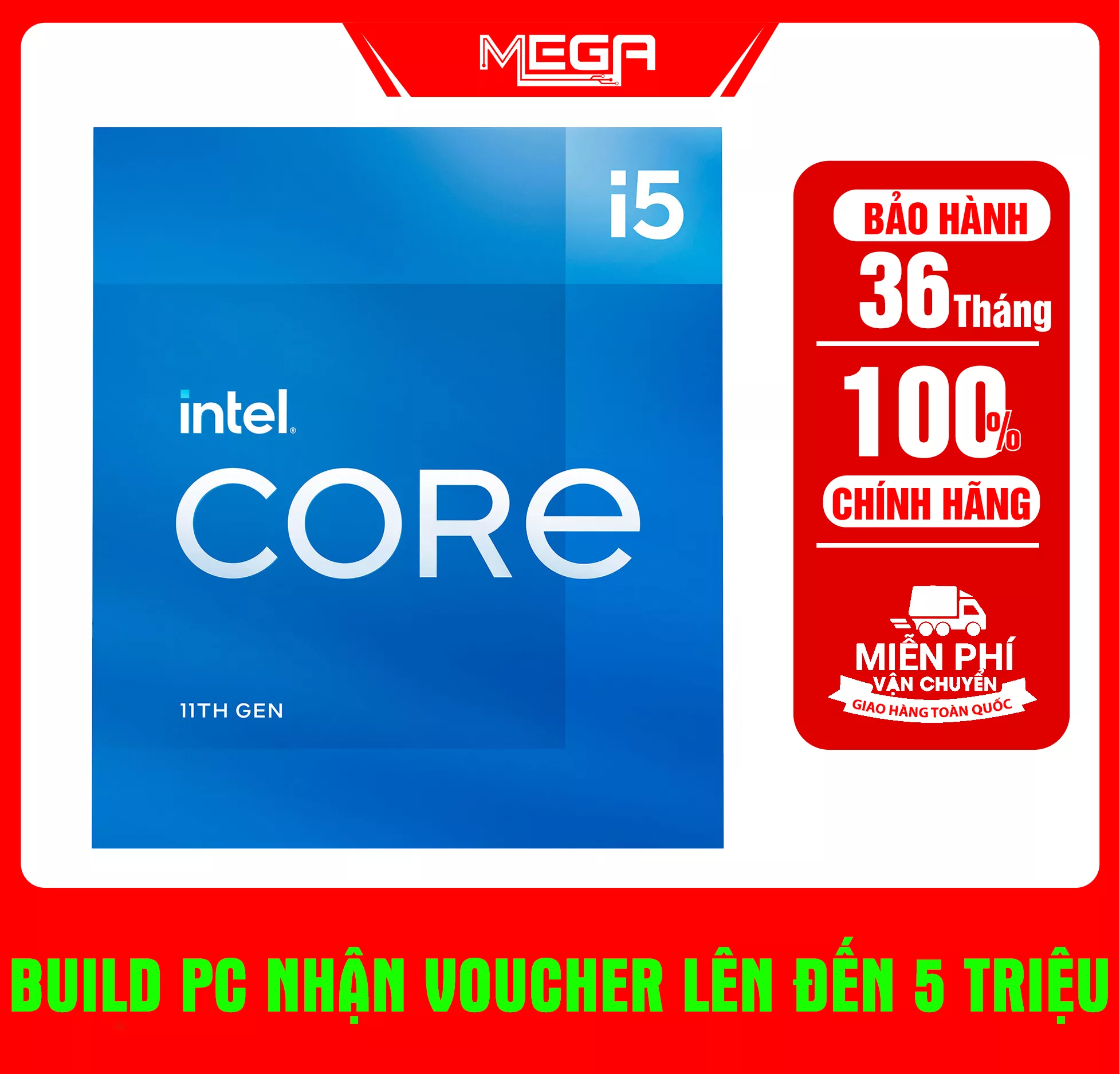 Cpu Intel Core i5 - 11400F Box