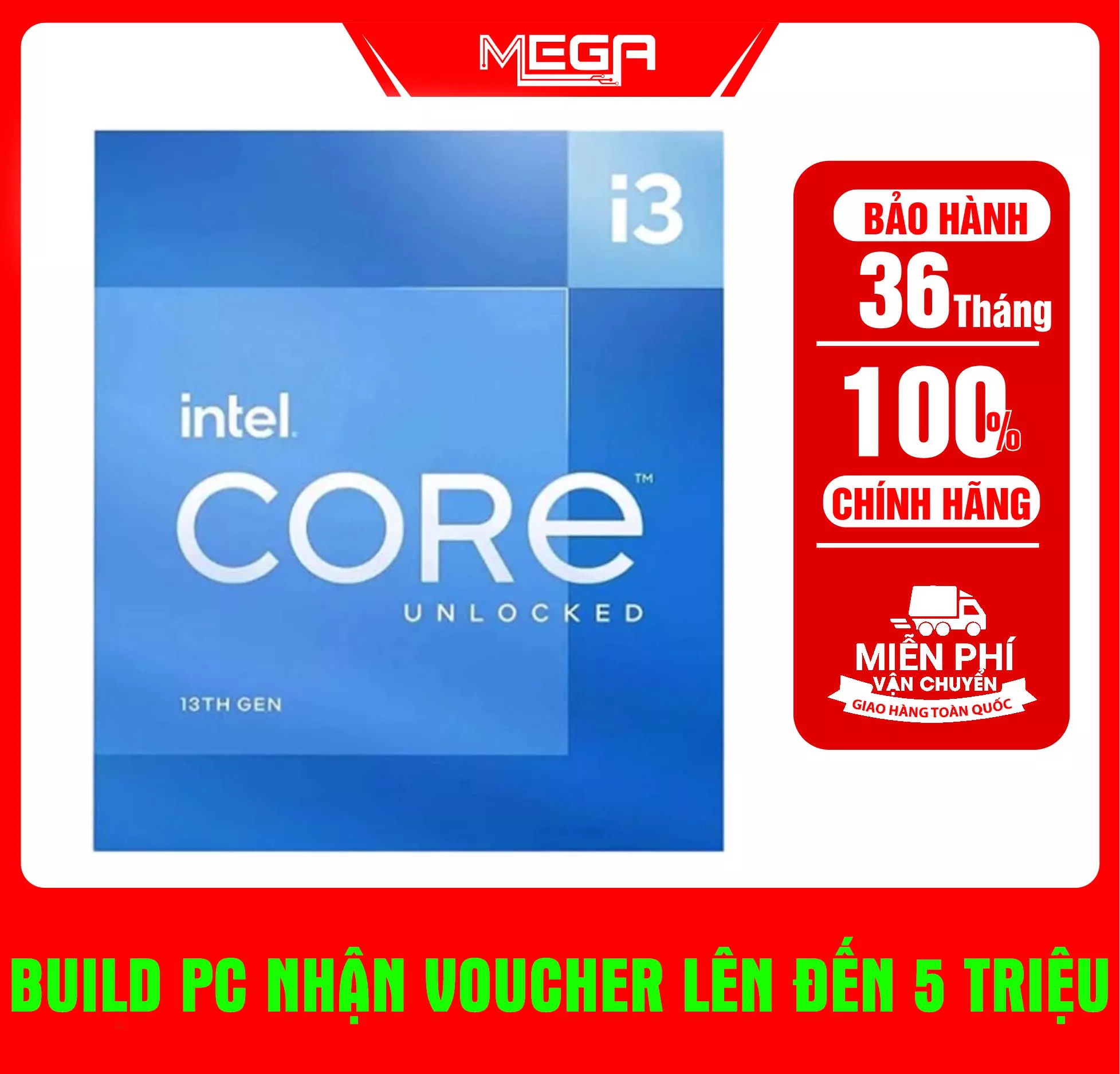 Cpu Intel Core i3 - 13100 Box