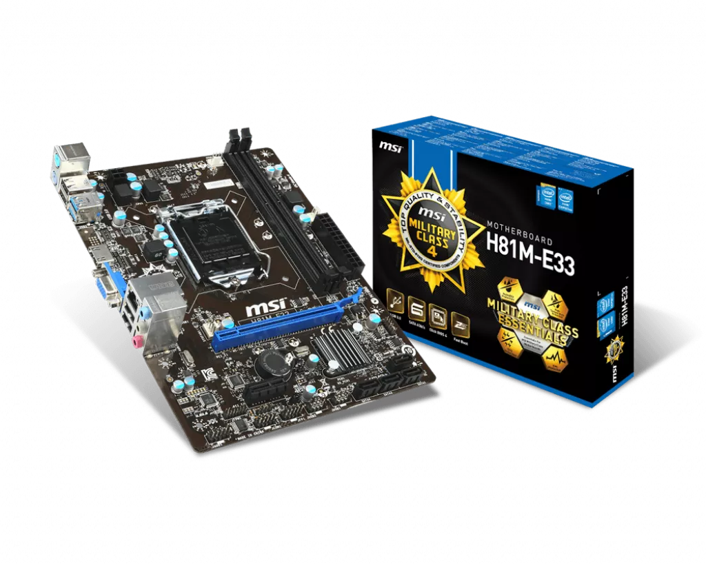 Mainboad MSI H81M-E33