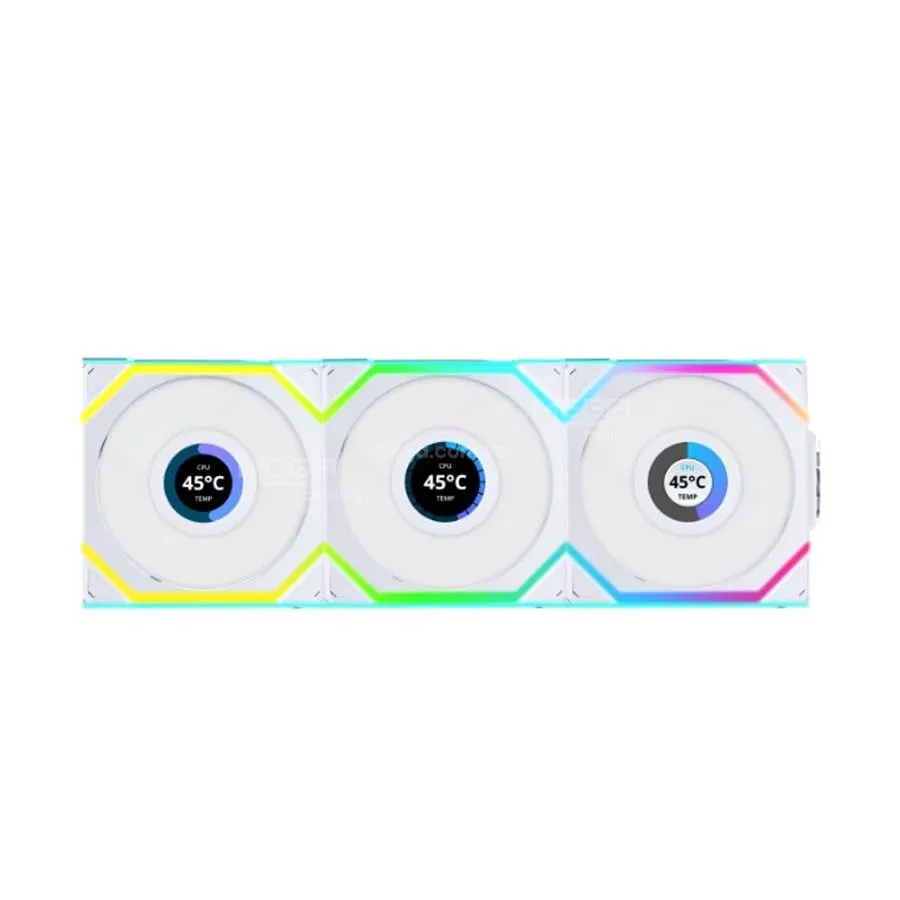 Tản nhiêt nước Lian Li UNI Fan SL Wireless LCD 120 Triple