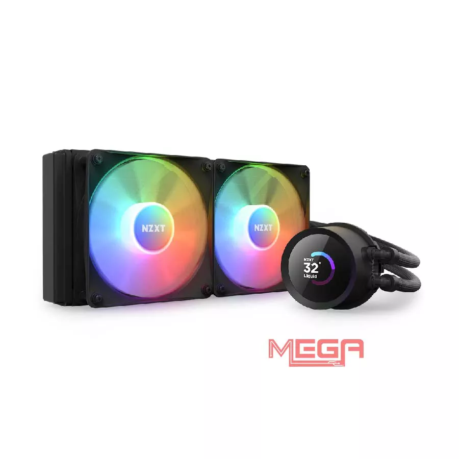 Tản nhiệt NZXT Kraken 240 RGB 240mm AIO Black RL-KR240-B1