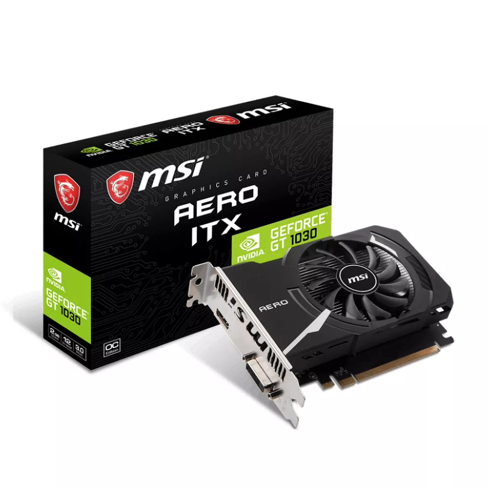VGA MSI GT1030 Aero ITX 2Gb OC D4