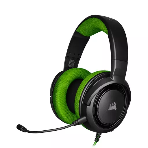 Tai nghe Corsair HS35 Stereo Green Drivers 50mm CA-9011197-AP