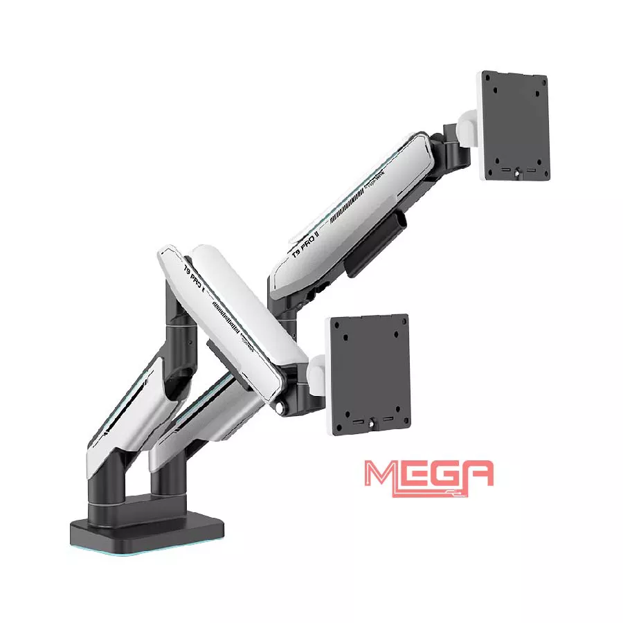 Giá treo màn hình Human Motion T9 Pro II Dual Trắng