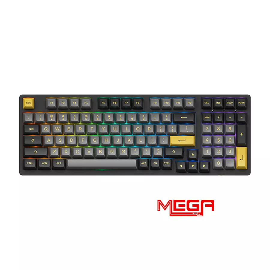 Bàn Phím AKKO 3098B Multi-Modes Black Gold