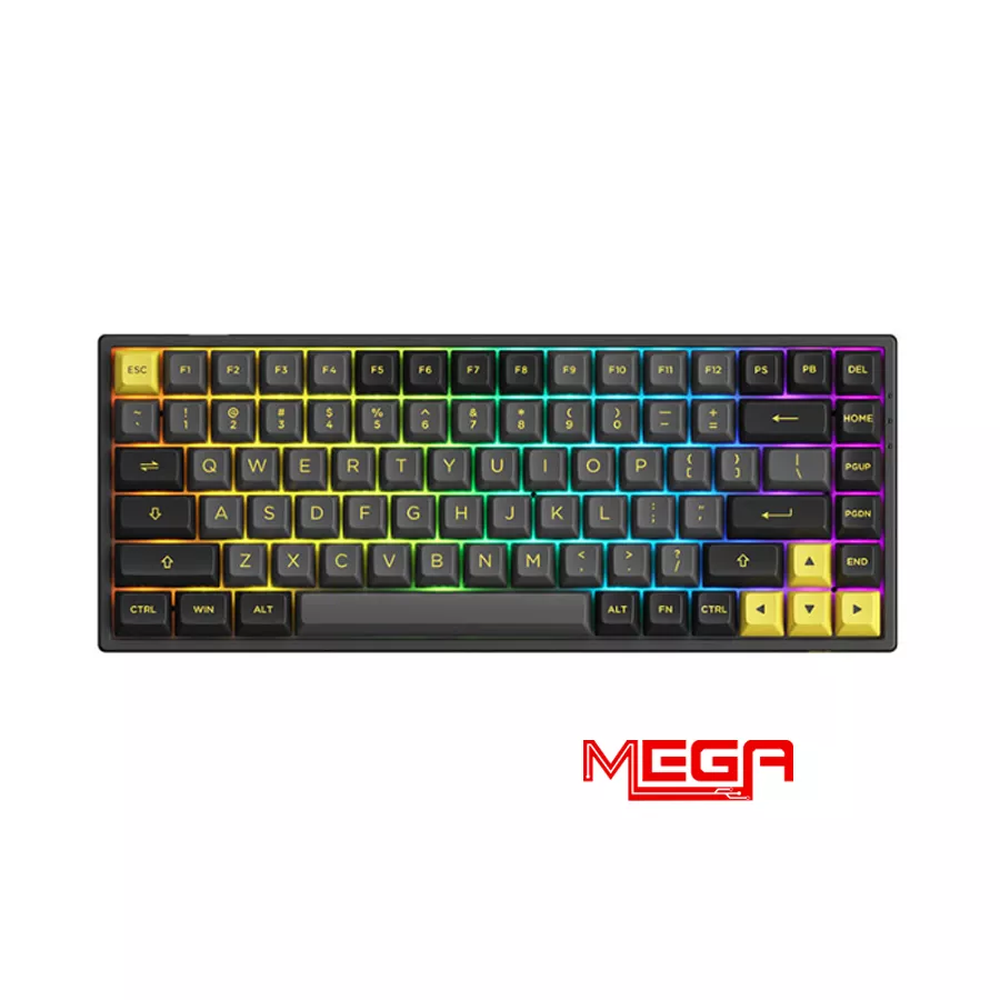 Bàn phím cơ AKKO 3084B Plus Black Gold