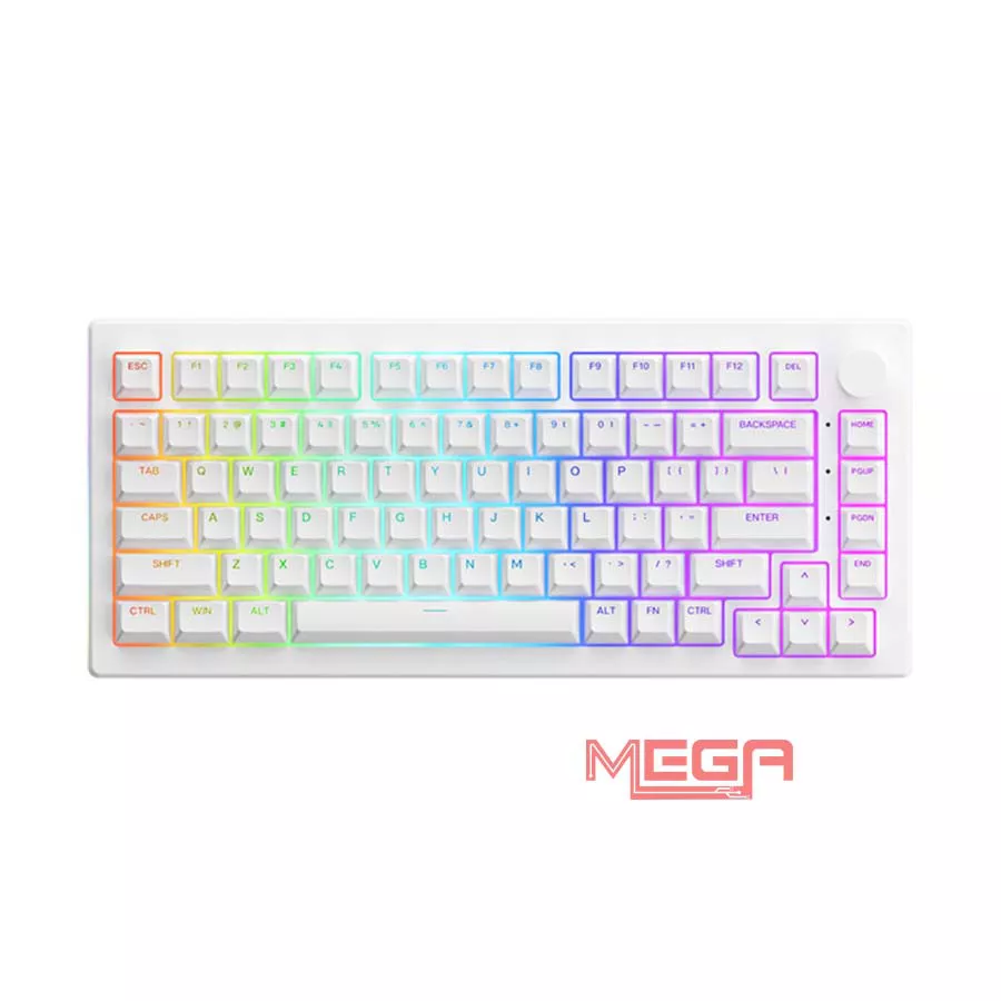 Bàn phím cơ AKKO 5075B Plus White