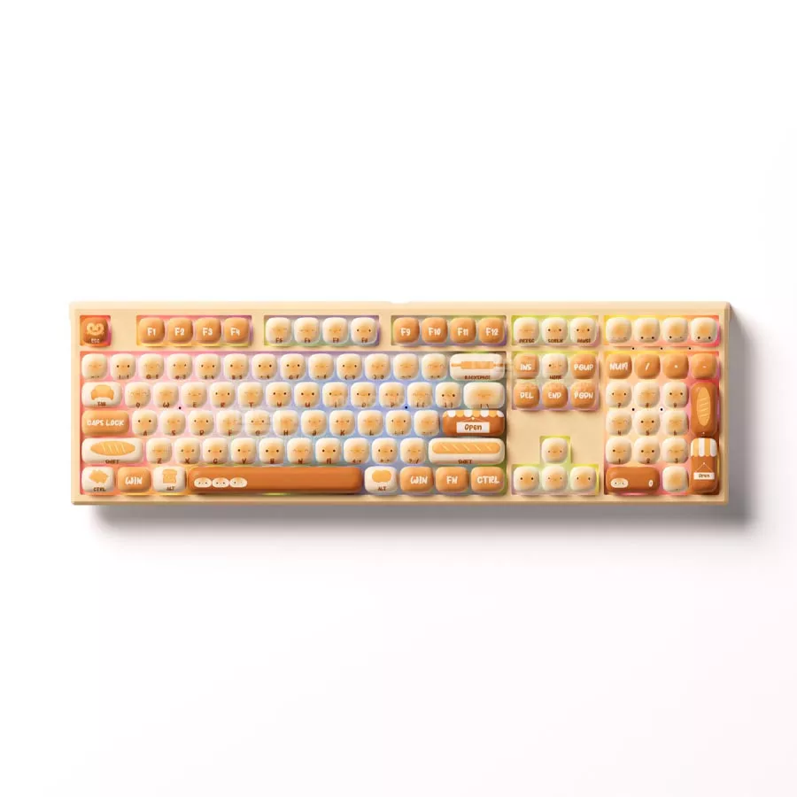 Bàn phím AKKO MonsGeek MG108B Bun Wonderland