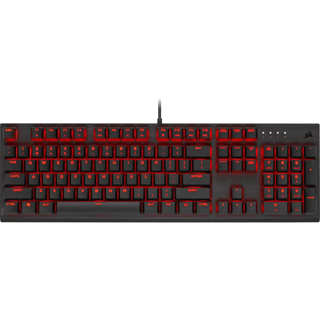Bàn phím Corsair K60 PRO-Mx VIOLA-Red Led CH-910D029-NA