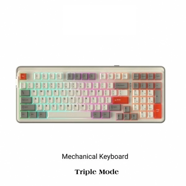 Bàn phím DAREU EK98 PRO White Proto Dream switch