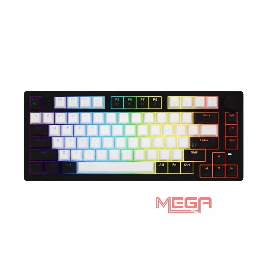 Bàn phím cơ DAREU EK75 White Black