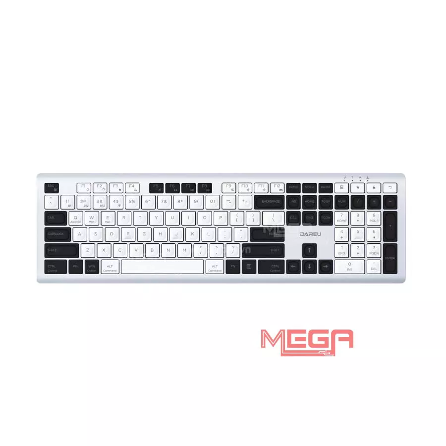 Bàn phím Không Dây Dareu LK150D Black White