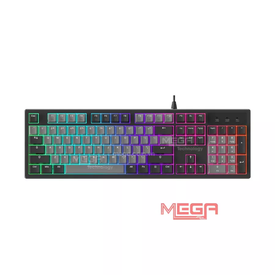 Bàn phím cơ có dây DAREU EK104 Grey Black