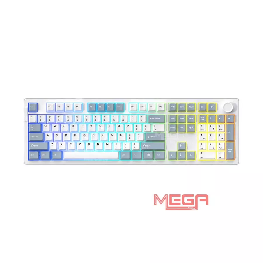 Bàn phím cơ không dây DAREU EK106 PRO Haze Blue