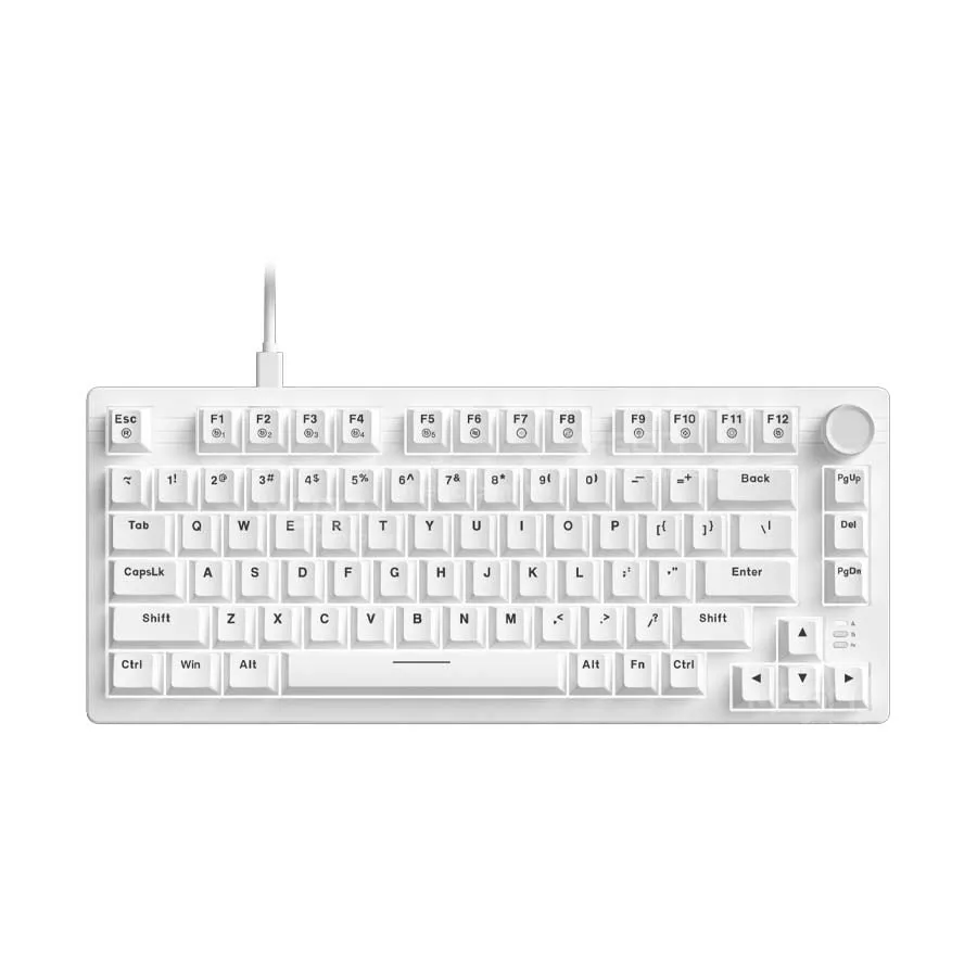 Bàn phím cơ DAREU EK75 Full White Dream switch