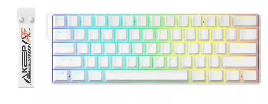 Bàn phím cơ DAREU EK60 HE White Fire