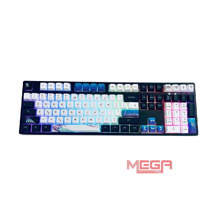 Bàn phím cơ Fuhlen H108S City ice-Crystal switch