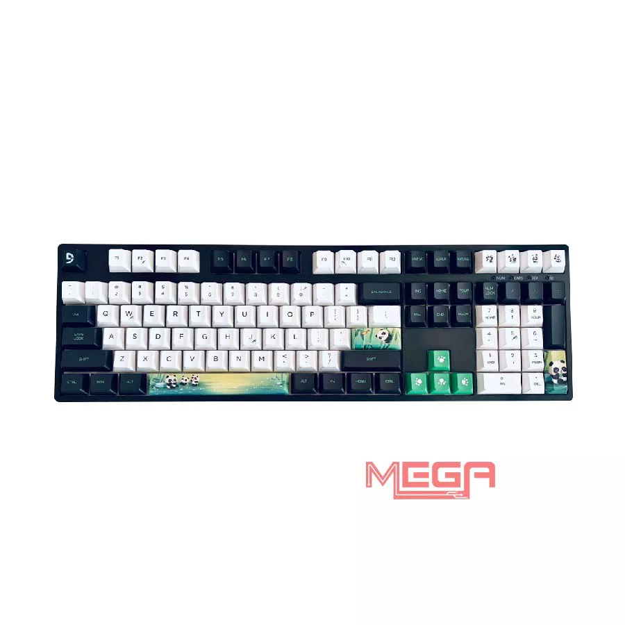 Bàn phím cơ Fuhlen H108S Panda V2 Yellow switch