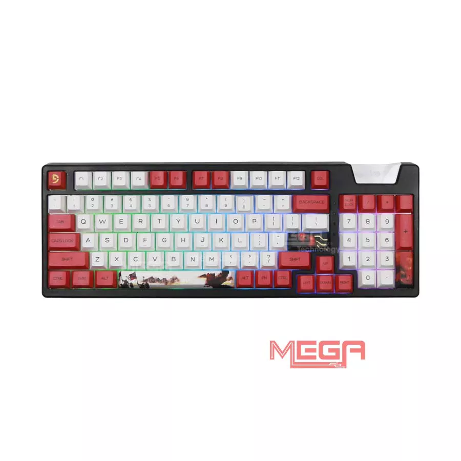 Bàn phím cơ Fuhlen H95S warrior yellow Switch