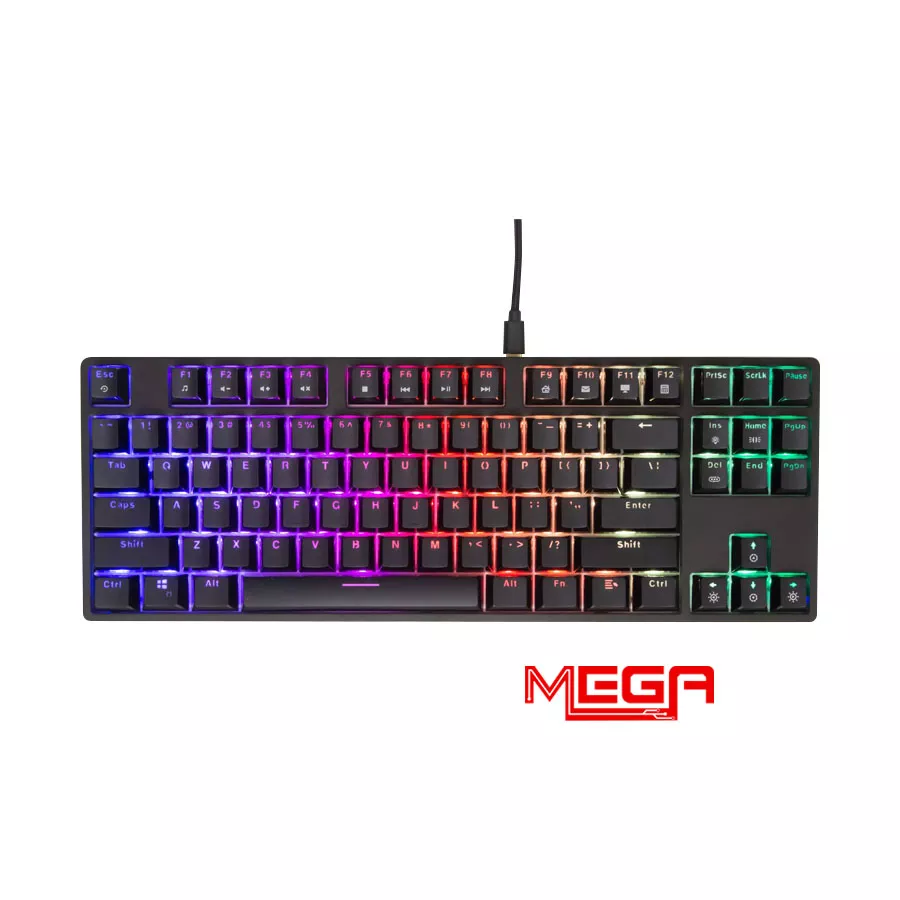 Bàn phím Gaming có dây Fuhlen D87S RGB Black