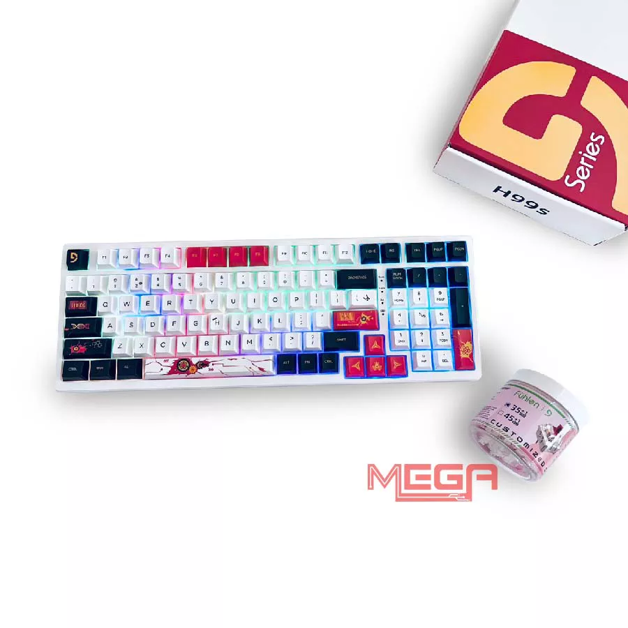 Bàn Phím Cơ Fuhlen H99s RGB Fire Heart