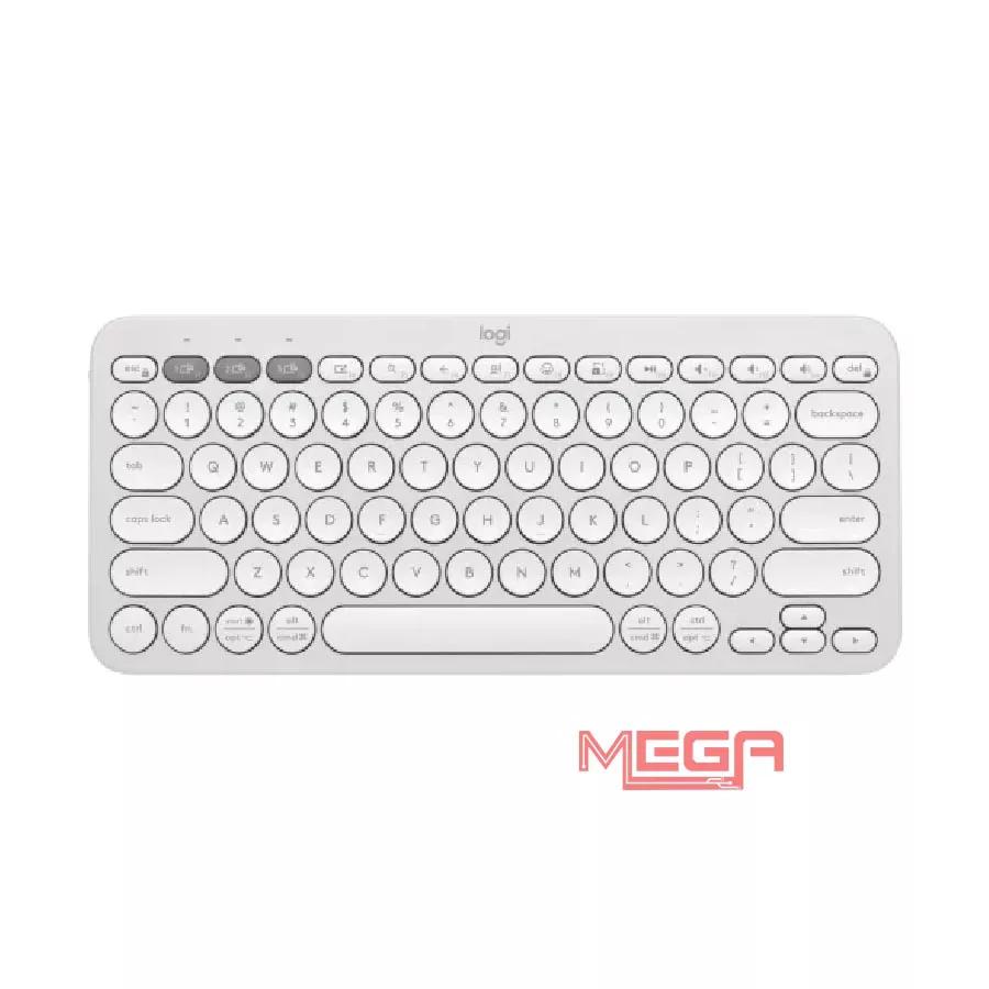 Bàn phím Logitech Pebble Key 2 K380s Bluetooth Trắng