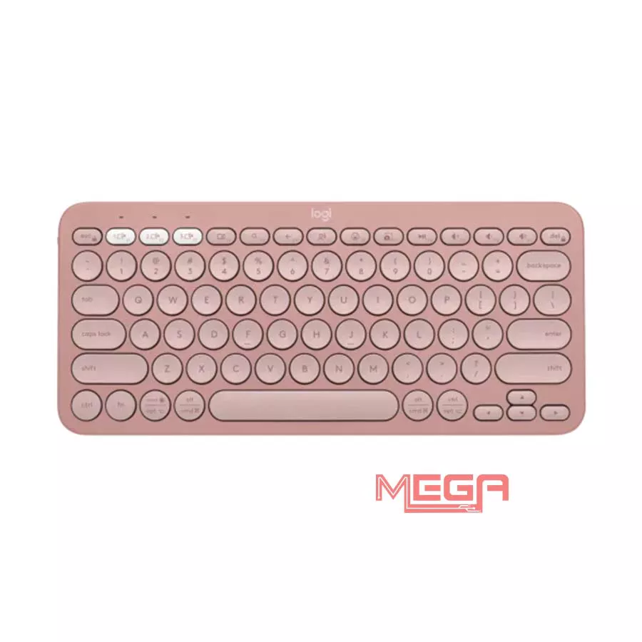 Bàn phím Logitech Pebble Key 2 K380S Bluetooth Hồng