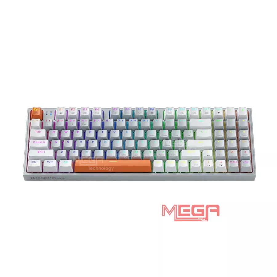 Bàn phím cơ có dây Machenike K500-B94 Wired Red Switch Mixed Light White