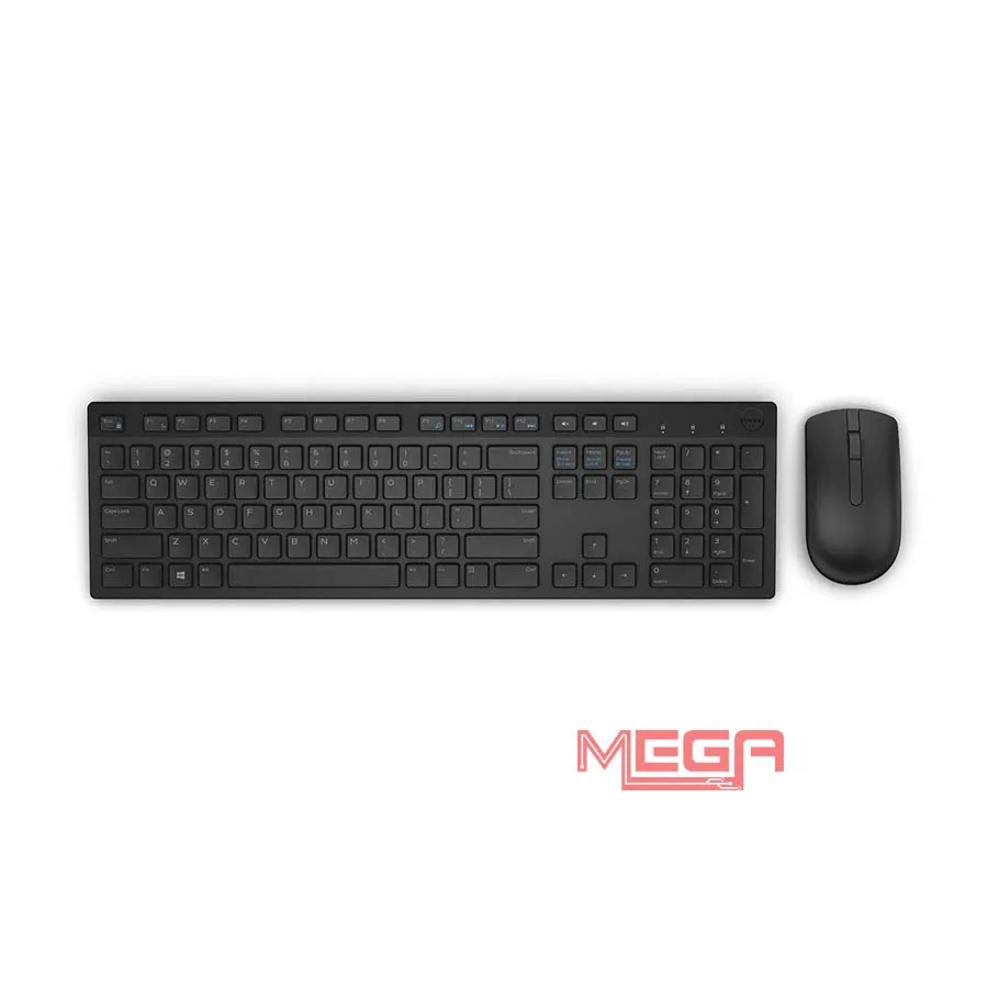 Bàn phím + chuột không dây Dell KM636 đen