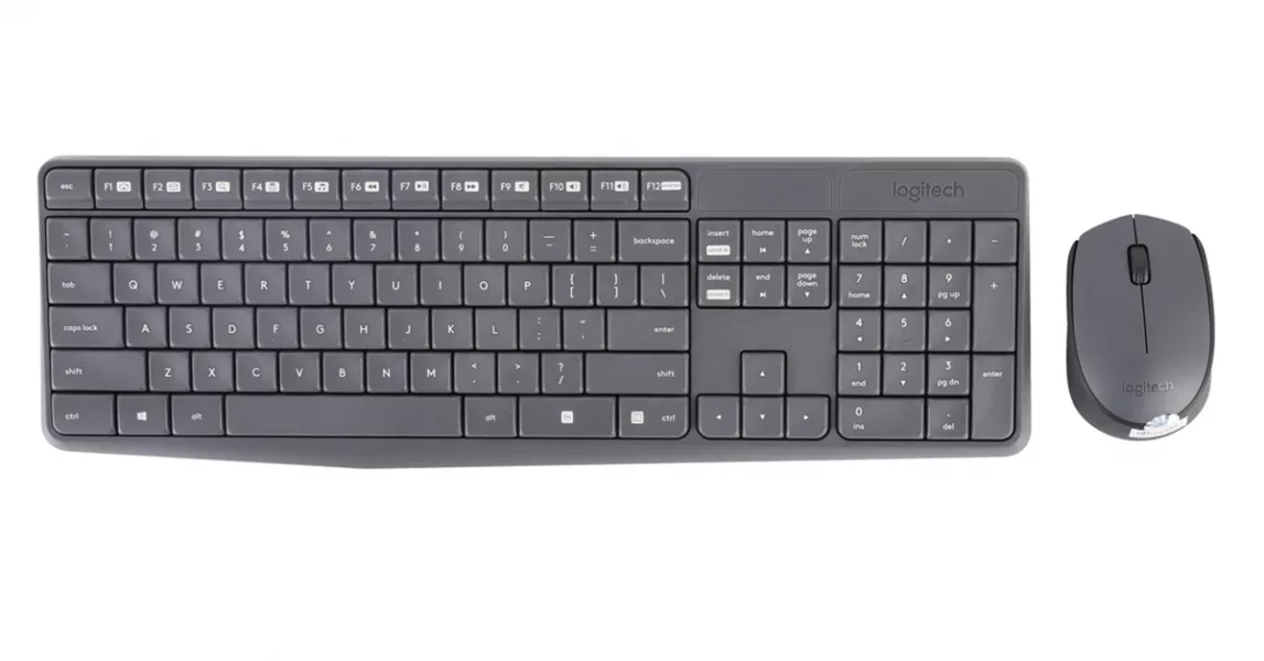 Bộ bàn phím và chuột không dây Combo Logitech MK235