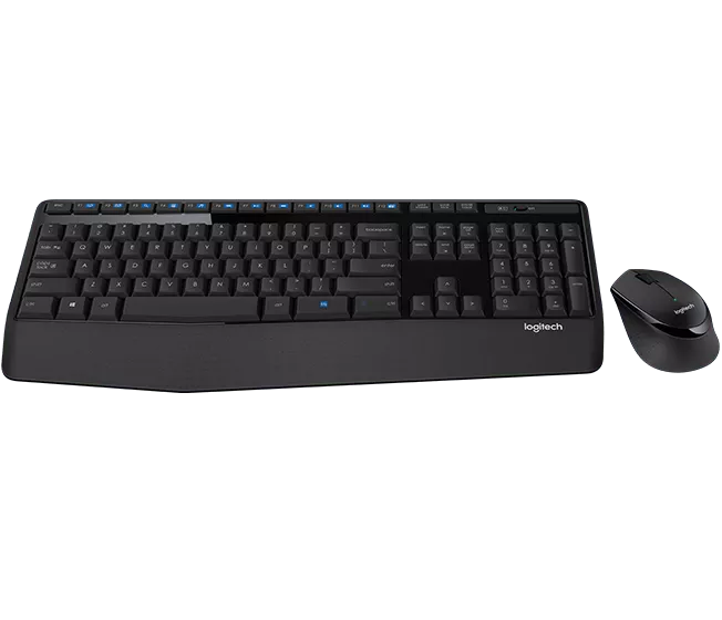 Bàn phím + chuột không dây Combo Logitech MK345 (màu đen)