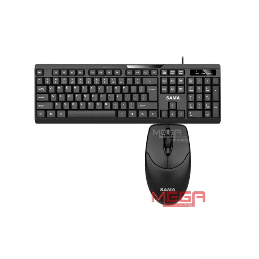 Combo Bàn Phím + Chuột Có Dây SAMA MK100