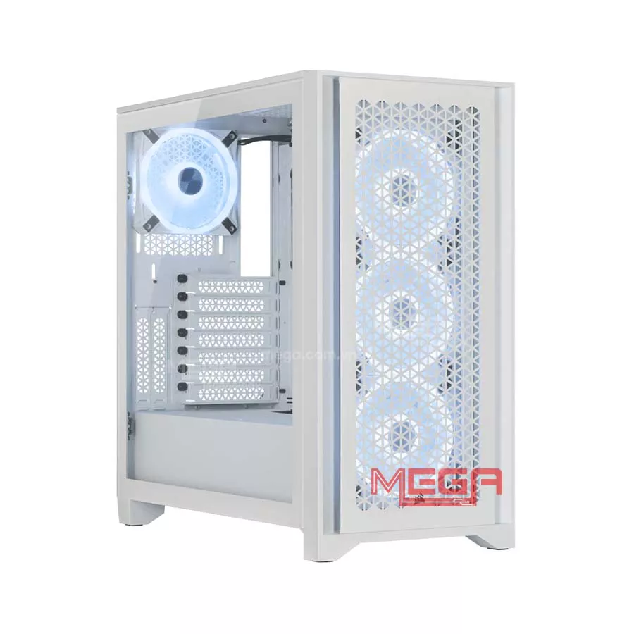 Case Corsair iCUE 4000D RGB AIRFLOW QL True White