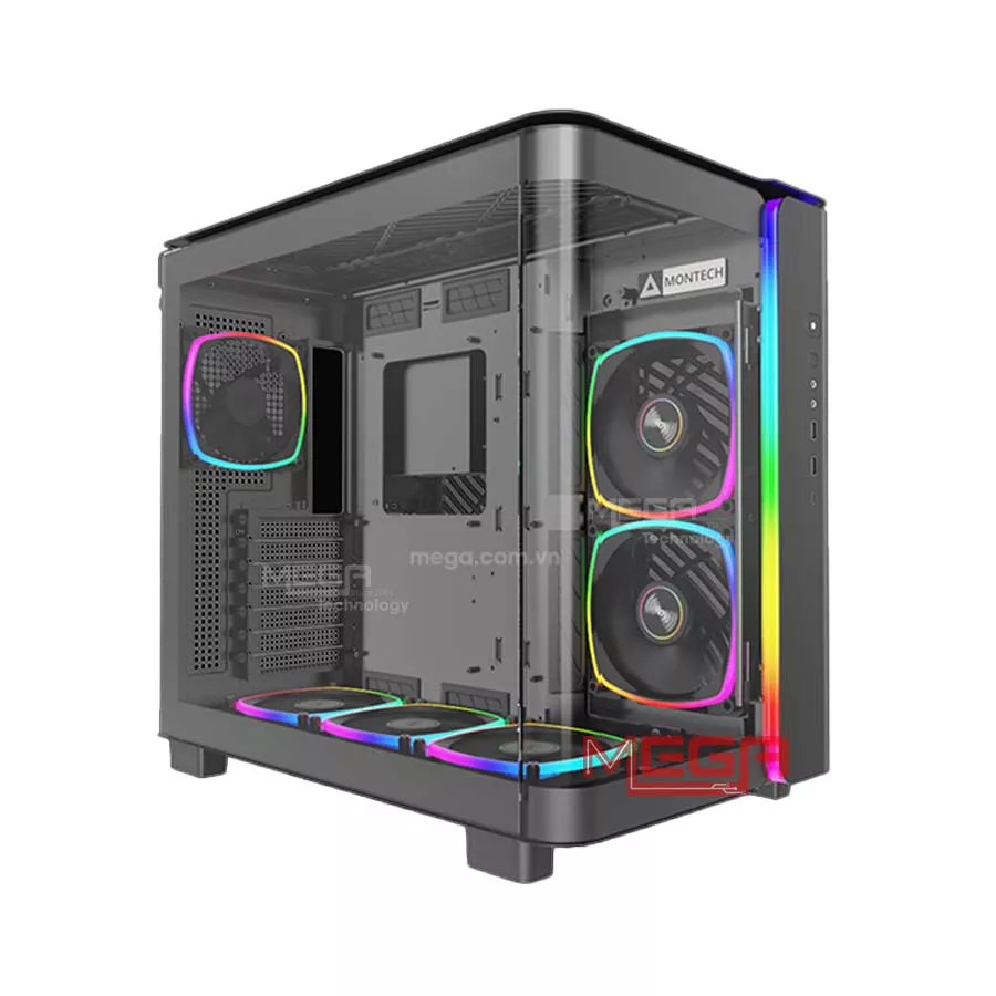 Vỏ Case máy tính MONTECH KING 95 PRO BLACK ARGB