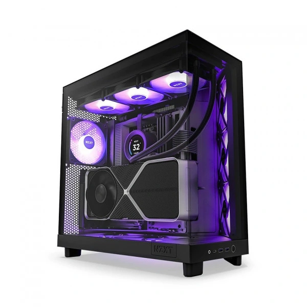 Case NZXT H6 Flow RGB Black CC-H61FB-R1