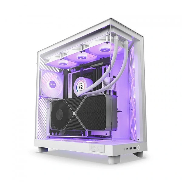 Case NZXT H6 Flow RGB White CC-H61FW-R1