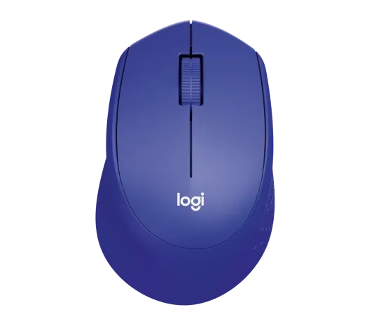 Chuột Logitech M331 Silent Wireless màu xanh dương