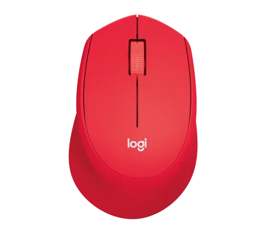 Chuột Logitech M331 Silent Wireless màu đỏ