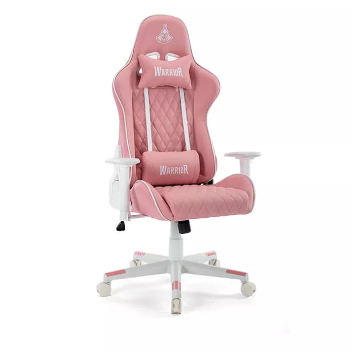 Ghế Gaming Warrior - Raider Series - WGC206- Pink-White