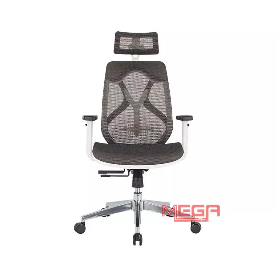 Ghế công thái học Manson Butterfly Wing Lưới - Xám Trắng