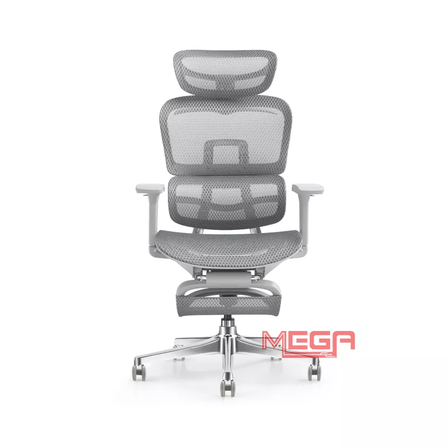 Ghế công thái học Manson Atum Màu Xám - Gác Chân