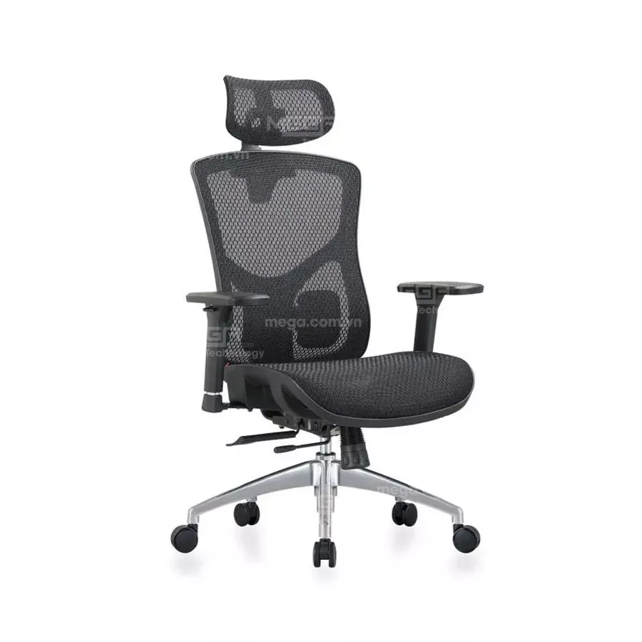 Ghế công thái học Manson Vera-B Lưới CloudMesh Đen