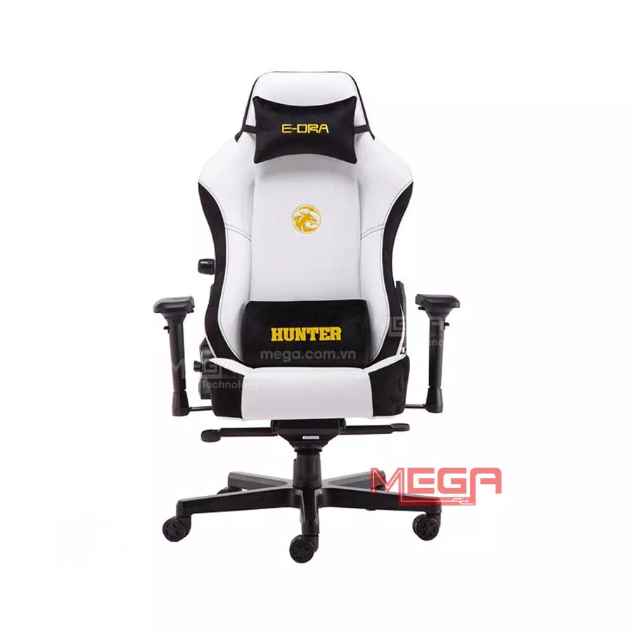 Ghế Gaming Xoay E-Dra Hunter EGC206 Đen - trắng