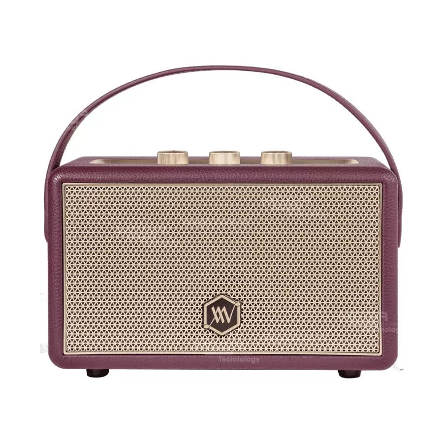 Loa Bluetooth Alpha Works AW-W88 Red Bordeaux