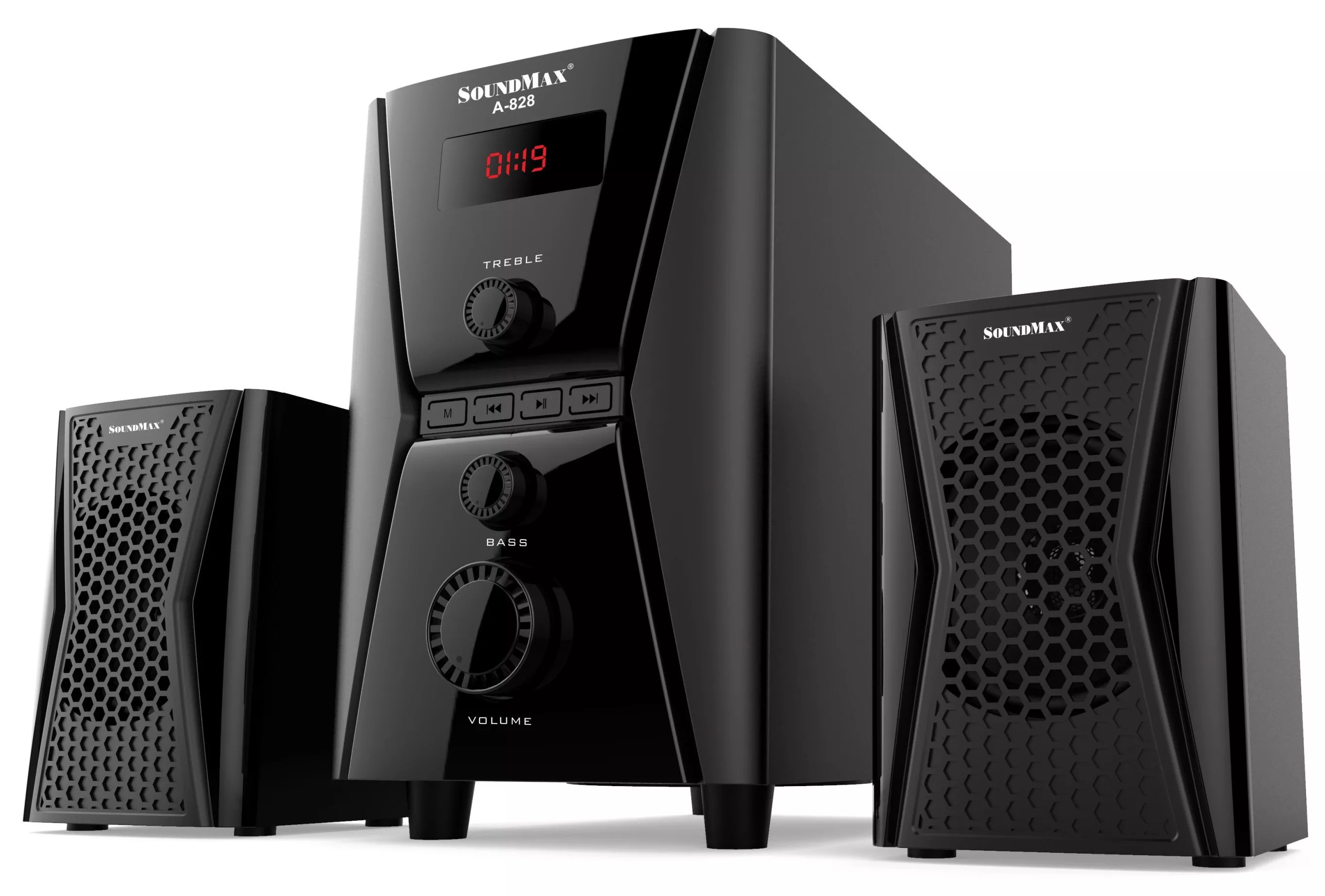 Loa Soundmax A828 2.1 (Jack RCA, USB/SD Card, Bluetooth)