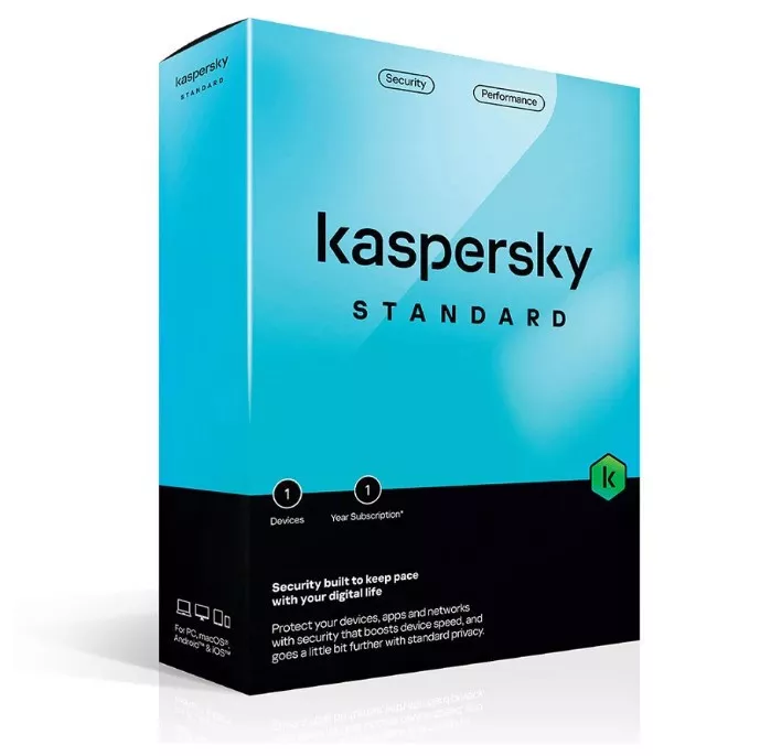 Phần mềm Kaspersky Standard SEA 1-Dvc 1Y Bs RP
