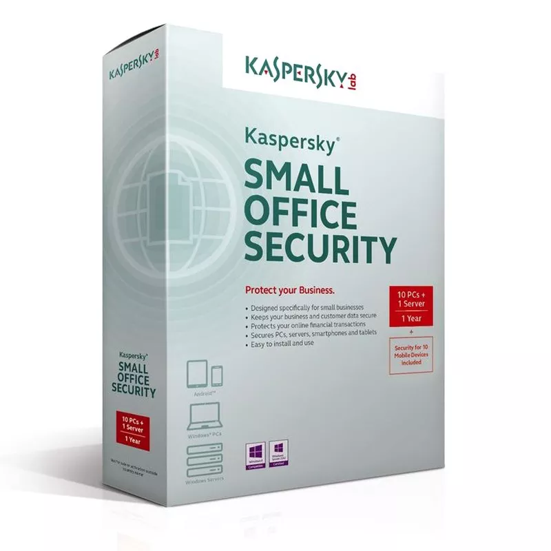 Phần mềm Kaspersky Ksos 5 for DT+MD+FS SEA 10 - MD; 10-Dt ,1-FS; 10Us