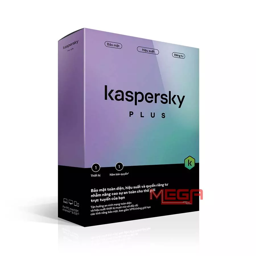 Phần mềm Kaspersky Plus SEA 3-Dvc 1Y Bs RP